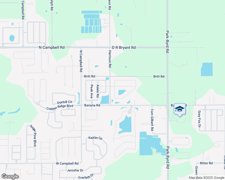 map of restaurants, bars, coffee shops, grocery stores, and more near 2308 Hamlet Circle in Lakeland