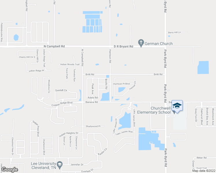 map of restaurants, bars, coffee shops, grocery stores, and more near 2535 Boots Road in Lakeland