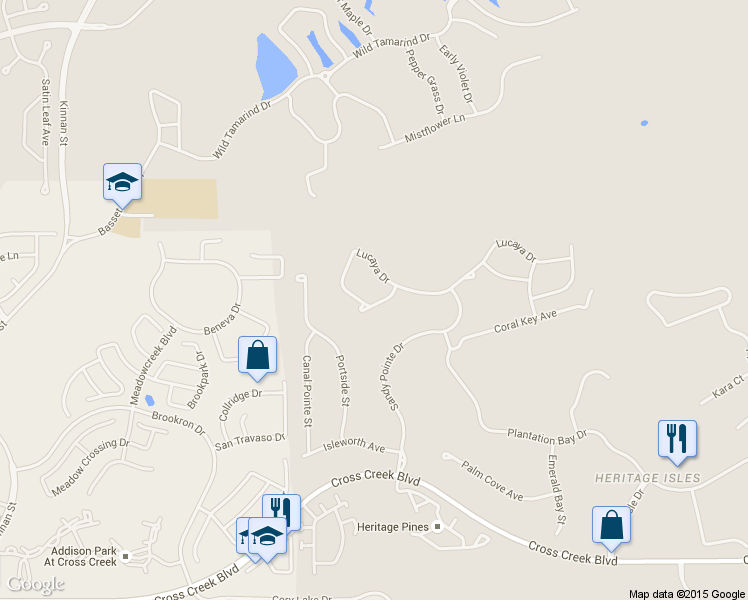 map of restaurants, bars, coffee shops, grocery stores, and more near 10428 Lucaya Drive in Tampa