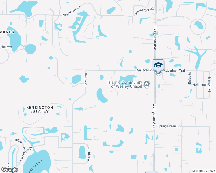 map of restaurants, bars, coffee shops, grocery stores, and more near 19218 Ridgelake Drive in Lutz
