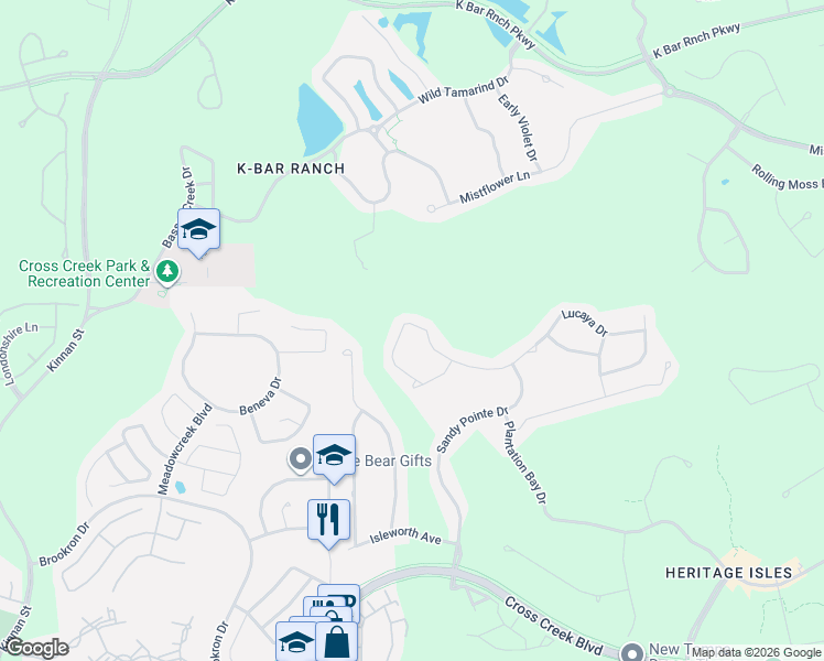 map of restaurants, bars, coffee shops, grocery stores, and more near 10467 Lucaya Drive in Tampa