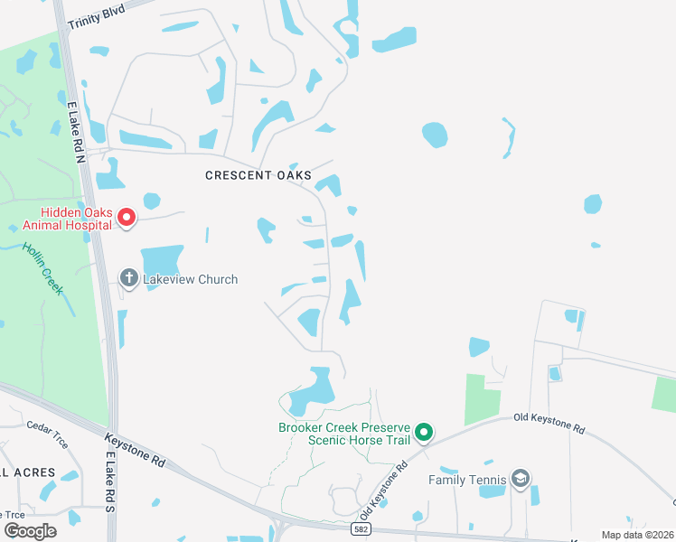 map of restaurants, bars, coffee shops, grocery stores, and more near 3373 Crescent Oaks Boulevard in Tarpon Springs