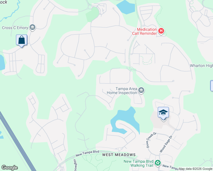 map of restaurants, bars, coffee shops, grocery stores, and more near 8335 Alberata Vista Drive in Tampa