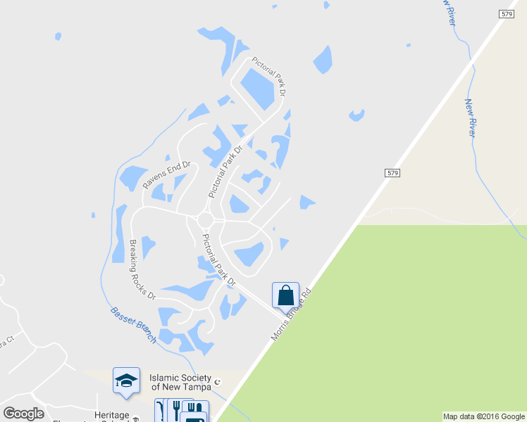 map of restaurants, bars, coffee shops, grocery stores, and more near 20211 Natures spirit Drive in Tampa