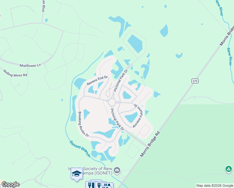 map of restaurants, bars, coffee shops, grocery stores, and more near 11114 Ancient Futures Drive in Tampa