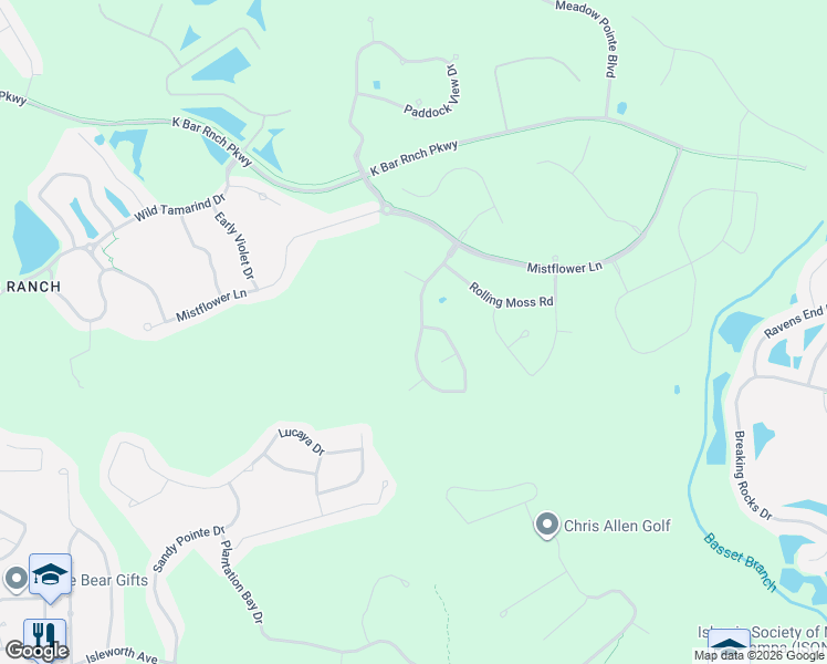 map of restaurants, bars, coffee shops, grocery stores, and more near 19274 Briarbrook Drive in Tampa