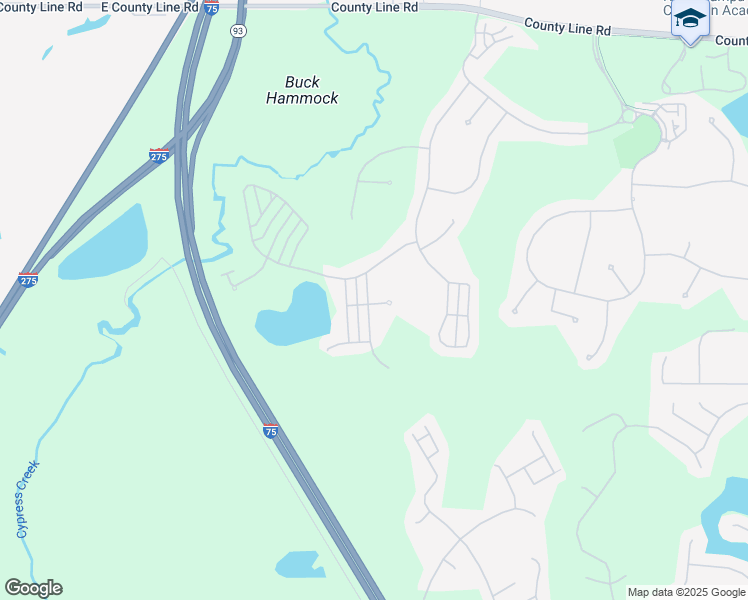 map of restaurants, bars, coffee shops, grocery stores, and more near 20123 Heron Crossing Drive in Tampa