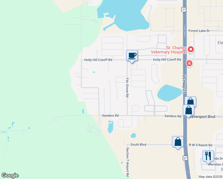 map of restaurants, bars, coffee shops, grocery stores, and more near 224 1st Street in Davenport