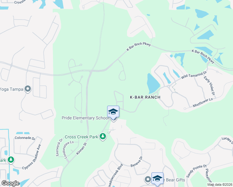 map of restaurants, bars, coffee shops, grocery stores, and more near 19264 Stone Hedge Drive in Tampa