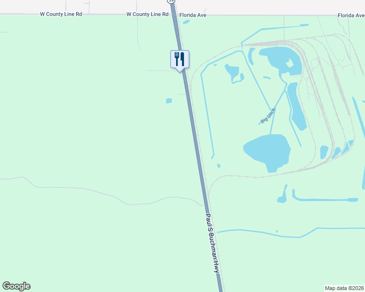 map of restaurants, bars, coffee shops, grocery stores, and more near 10353 Paul Buchman Highway in Plant City