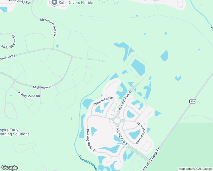 map of restaurants, bars, coffee shops, grocery stores, and more near 20321 Natures Corner Drive in Tampa
