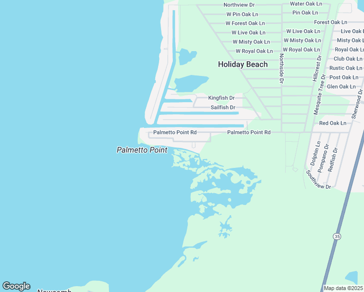 map of restaurants, bars, coffee shops, grocery stores, and more near 72 Newcomb Bend Loop in Rockport