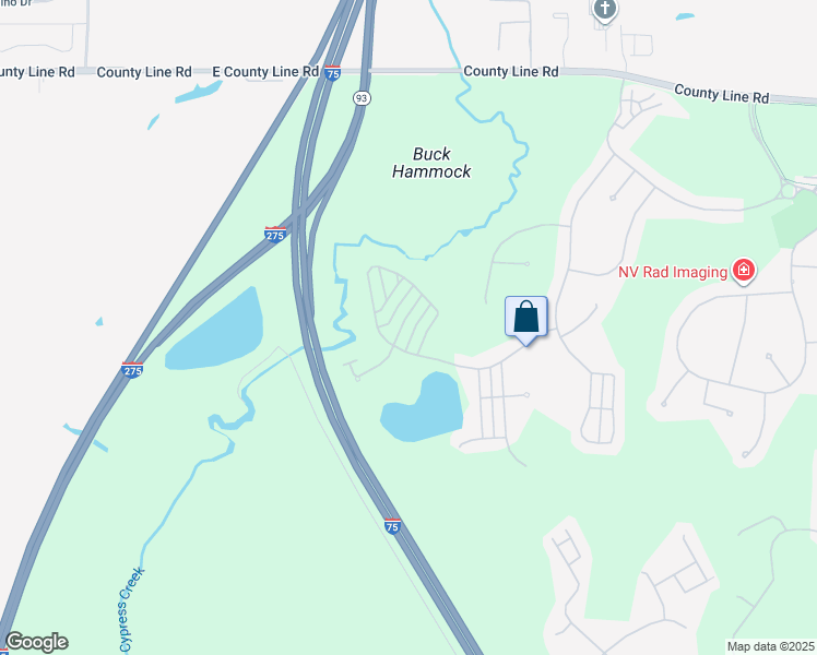 map of restaurants, bars, coffee shops, grocery stores, and more near 20111 Outpost Point Drive in Tampa