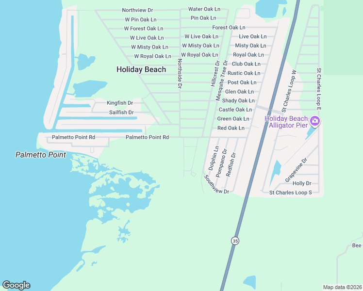 map of restaurants, bars, coffee shops, grocery stores, and more near 36 Bayview Loop in Rockport