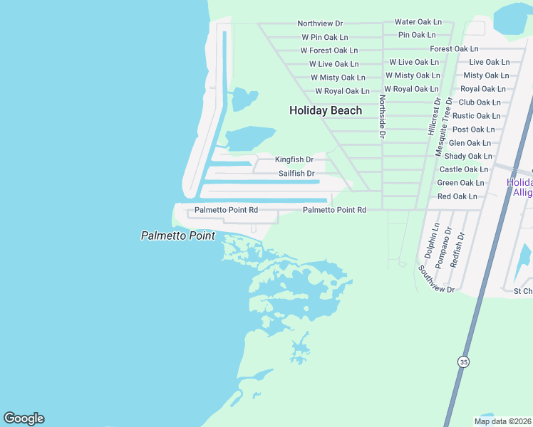 map of restaurants, bars, coffee shops, grocery stores, and more near 41 Newcomb Bend Loop in Rockport