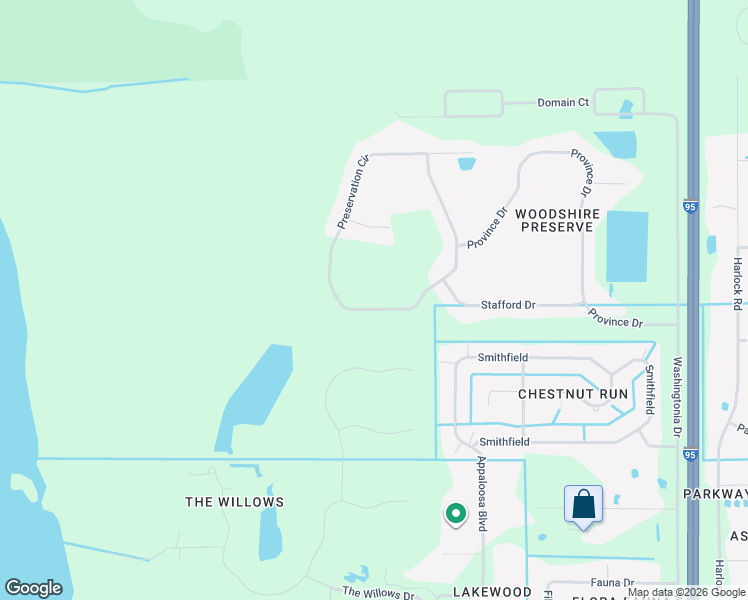 map of restaurants, bars, coffee shops, grocery stores, and more near 4554 Preservation Circle in Melbourne