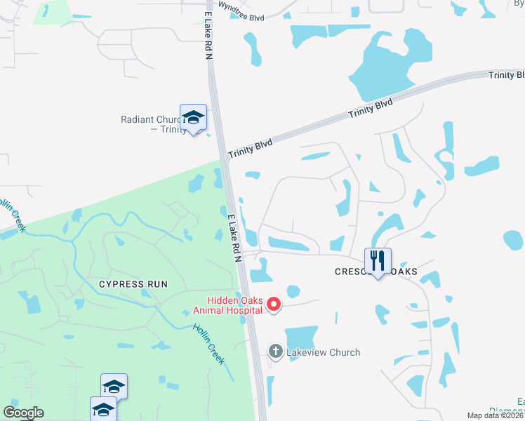 map of restaurants, bars, coffee shops, grocery stores, and more near 1120 Berkshire Lane in Tarpon Springs