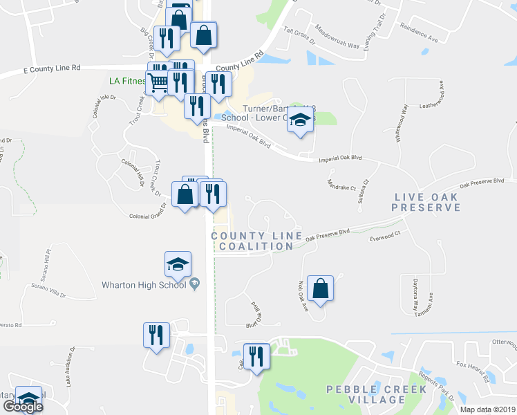 map of restaurants, bars, coffee shops, grocery stores, and more near 9084 Iron Oak Avenue in Tampa