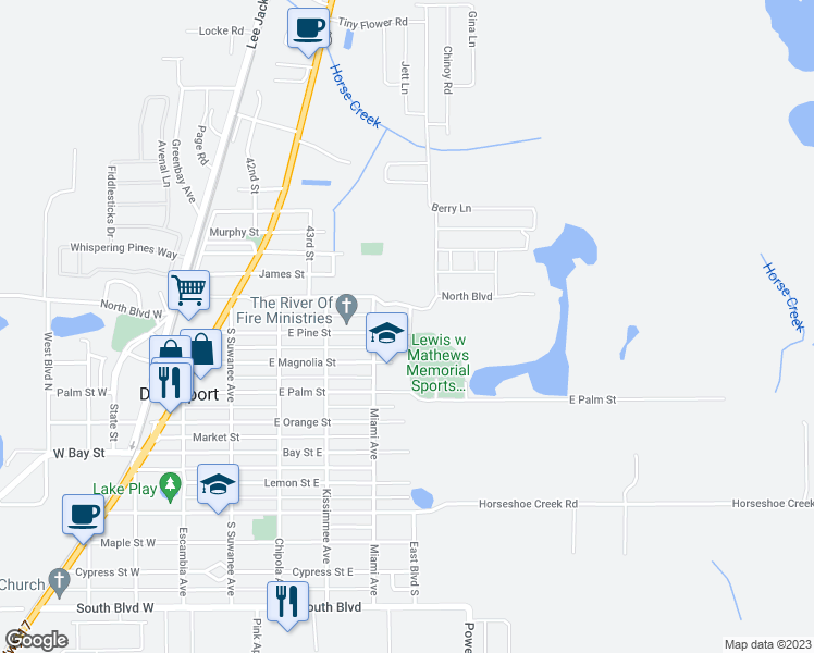 map of restaurants, bars, coffee shops, grocery stores, and more near 314 East Pine Street in Davenport