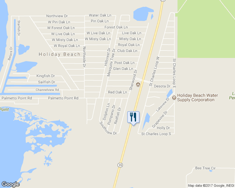 map of restaurants, bars, coffee shops, grocery stores, and more near 31 Red Oak Lane in Rockport