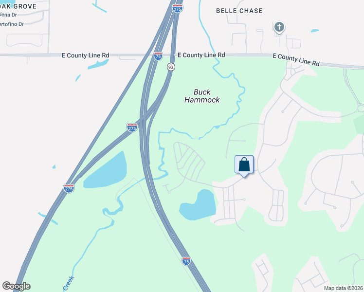 map of restaurants, bars, coffee shops, grocery stores, and more near 7956 Hampton Lake Drive in Tampa