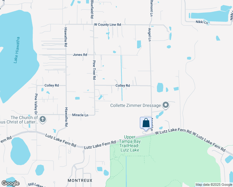 map of restaurants, bars, coffee shops, grocery stores, and more near 7206 Colley Road in Odessa