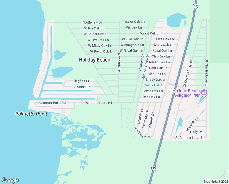 map of restaurants, bars, coffee shops, grocery stores, and more near 22 West Red Oak Lane in Rockport