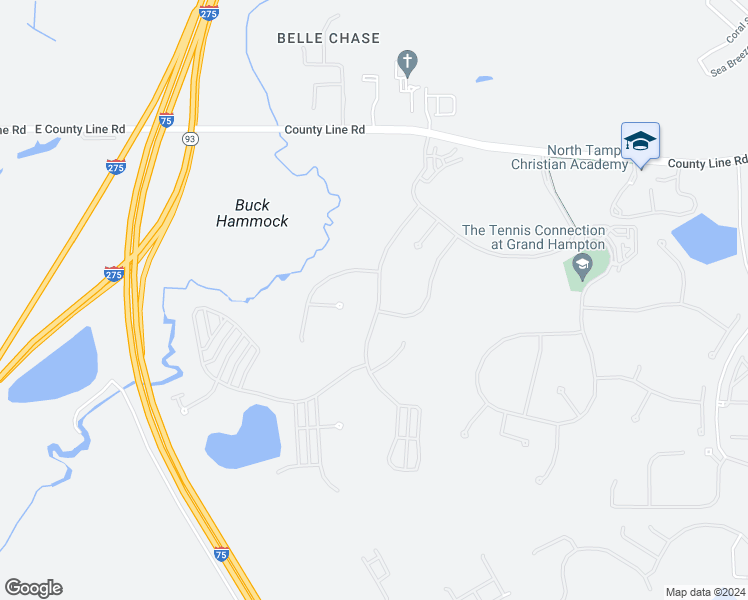 map of restaurants, bars, coffee shops, grocery stores, and more near 20206 Heritage Point Drive in Tampa