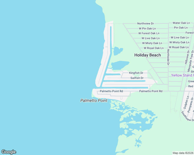 map of restaurants, bars, coffee shops, grocery stores, and more near 58 Belaire Drive in Rockport