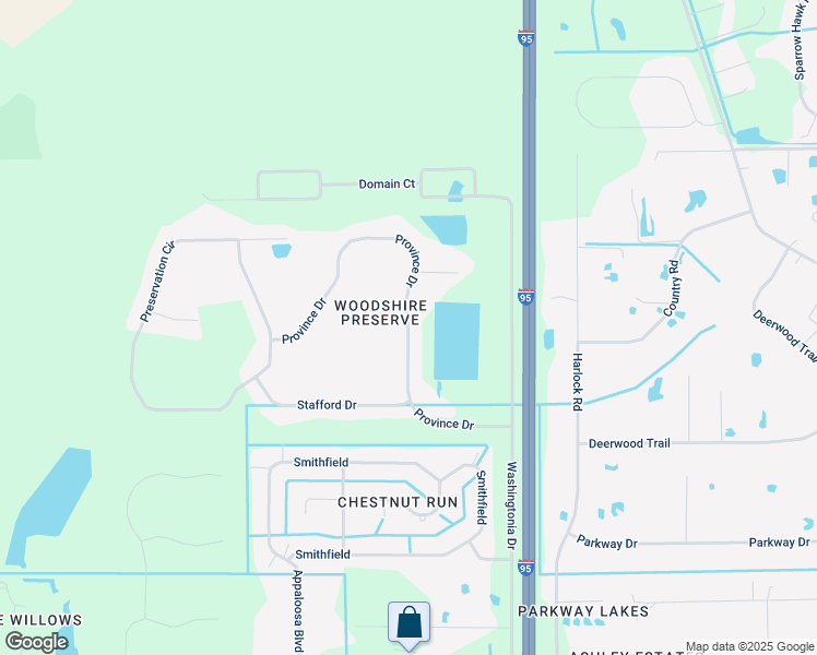 map of restaurants, bars, coffee shops, grocery stores, and more near Province Drive in Melbourne