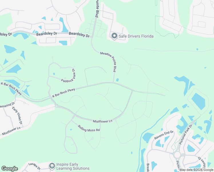 map of restaurants, bars, coffee shops, grocery stores, and more near 19235 Old Spanish Road in Tampa