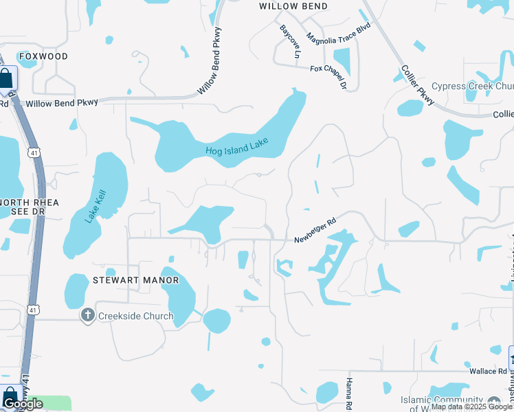 map of restaurants, bars, coffee shops, grocery stores, and more near 1226 Oxbridge Drive in Lutz