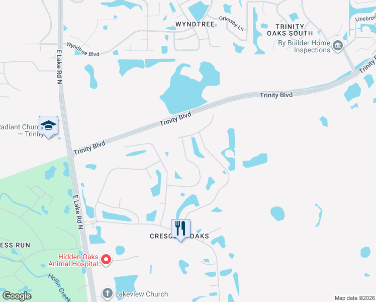 map of restaurants, bars, coffee shops, grocery stores, and more near 1362 Dartford Drive in Tarpon Springs