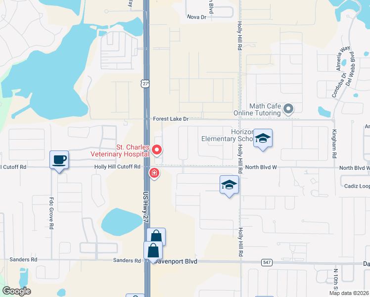map of restaurants, bars, coffee shops, grocery stores, and more near 228 Taft Drive in Davenport
