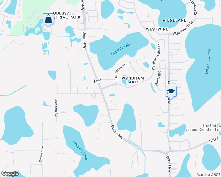 map of restaurants, bars, coffee shops, grocery stores, and more near 9002 Tarawynd Court in Odessa