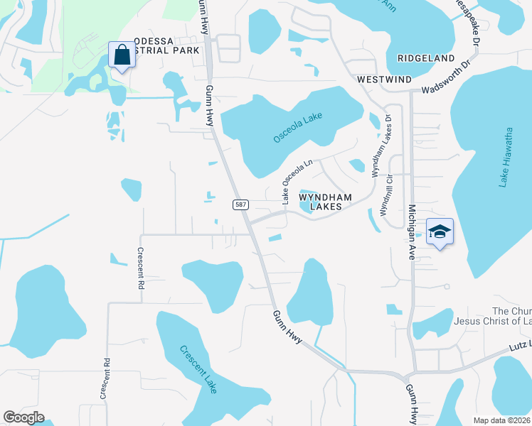 map of restaurants, bars, coffee shops, grocery stores, and more near 9002 Tarawynd Court in Odessa