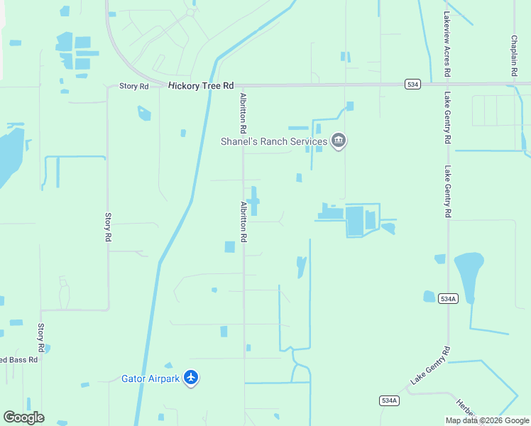 map of restaurants, bars, coffee shops, grocery stores, and more near 4231 Albritton Road in St. Cloud