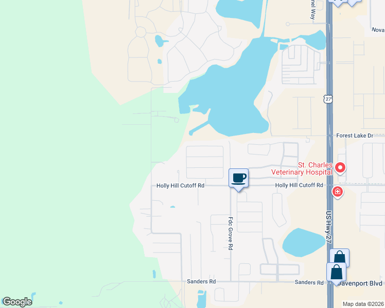 map of restaurants, bars, coffee shops, grocery stores, and more near 1420 Rosedale Road in Davenport