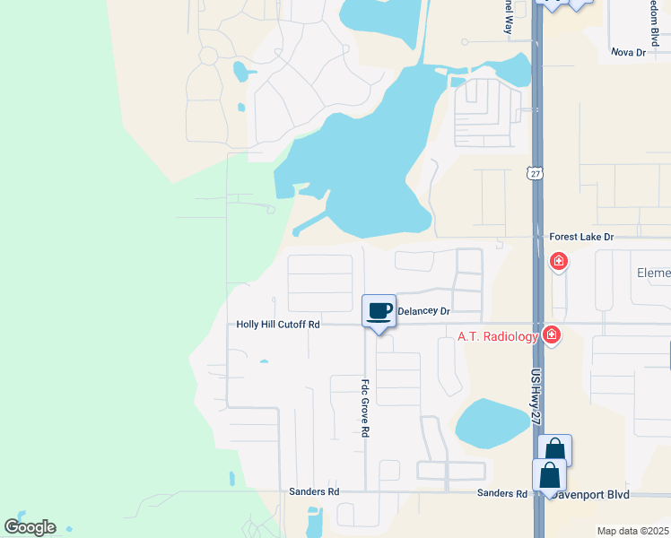 map of restaurants, bars, coffee shops, grocery stores, and more near 1452 Rosedale Road in Davenport