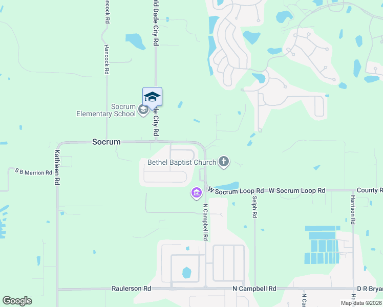 map of restaurants, bars, coffee shops, grocery stores, and more near 3134 Winchester Estates Loop in Lakeland