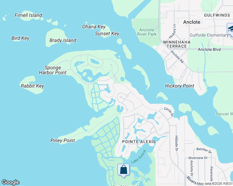 map of restaurants, bars, coffee shops, grocery stores, and more near 1652 Citrine Trail in Tarpon Springs