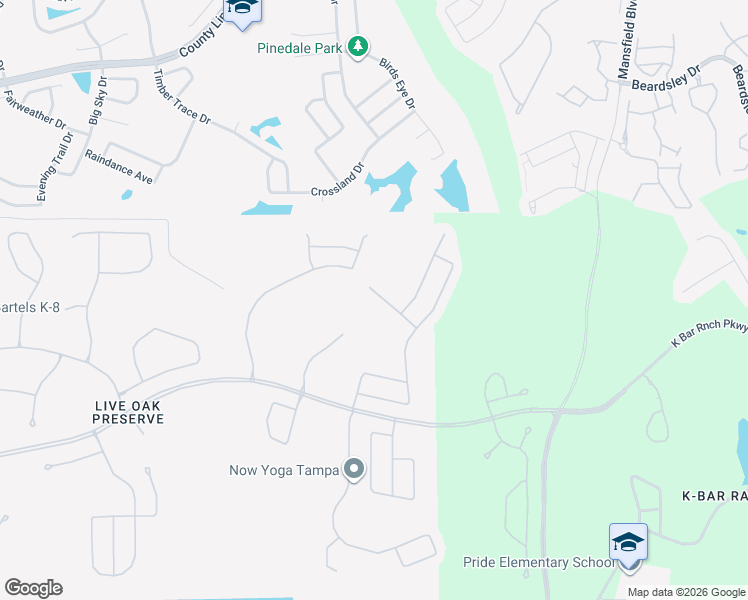 map of restaurants, bars, coffee shops, grocery stores, and more near 9611 Royal Fern Court in Tampa