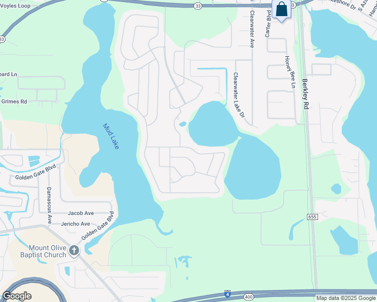 map of restaurants, bars, coffee shops, grocery stores, and more near 751 Meandering Way in Polk City
