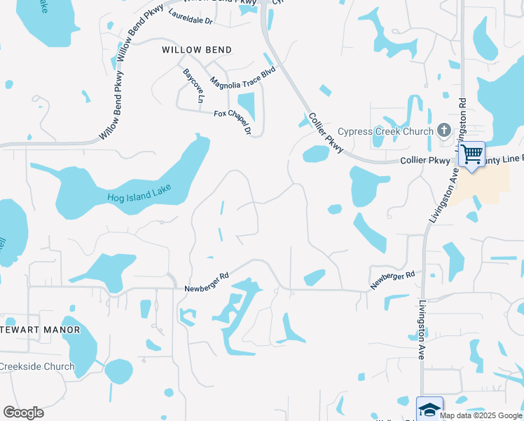 map of restaurants, bars, coffee shops, grocery stores, and more near 19814 Prince Benjamin Drive in Lutz