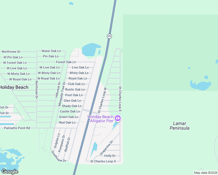 map of restaurants, bars, coffee shops, grocery stores, and more near 272 Brumley Drive in Rockport