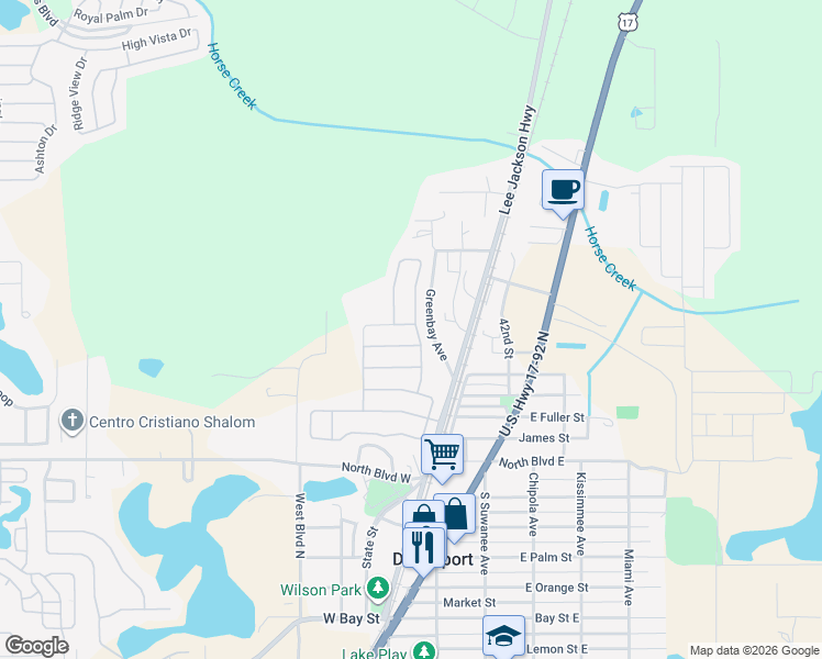 map of restaurants, bars, coffee shops, grocery stores, and more near 230 Greenbay Avenue in Davenport
