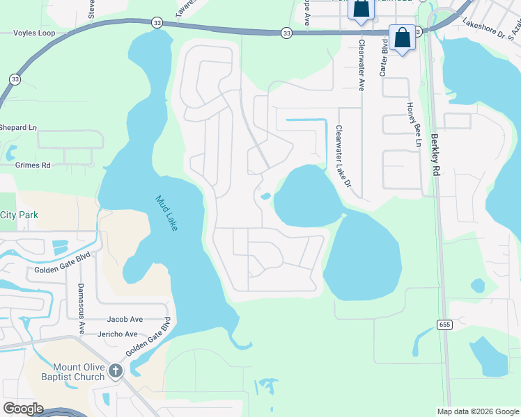 map of restaurants, bars, coffee shops, grocery stores, and more near 543 Narrow Pond Road in Polk City