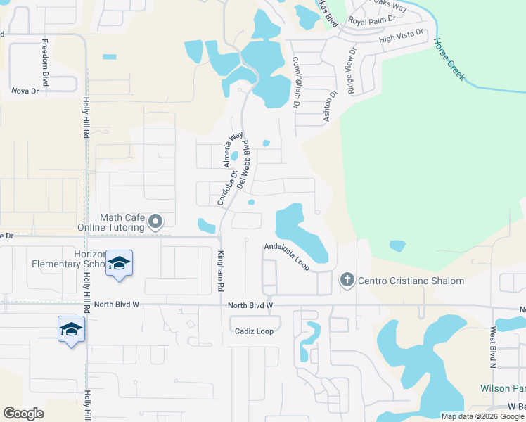 map of restaurants, bars, coffee shops, grocery stores, and more near 550 Cantabria Drive in Davenport