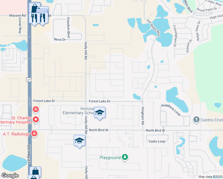 map of restaurants, bars, coffee shops, grocery stores, and more near 1116 Forest Lake Drive in Davenport