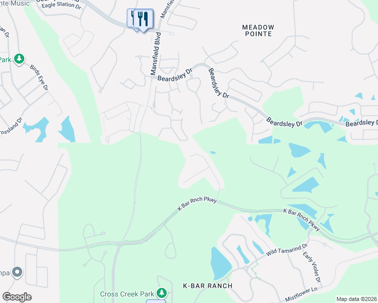 map of restaurants, bars, coffee shops, grocery stores, and more near 1016 Blackwater Drive in Wesley Chapel